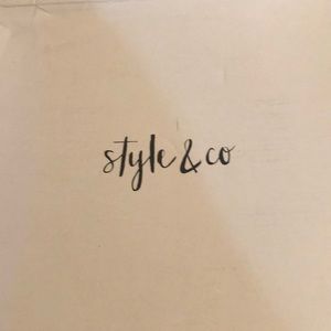 Style & co Jomaris closed toe knee high fashion boots